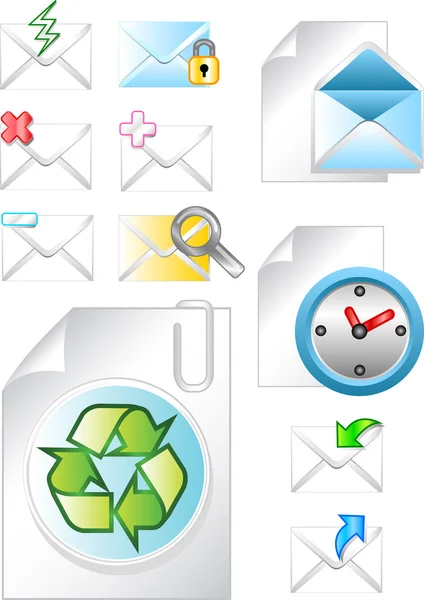 stock vector Web internet email icon