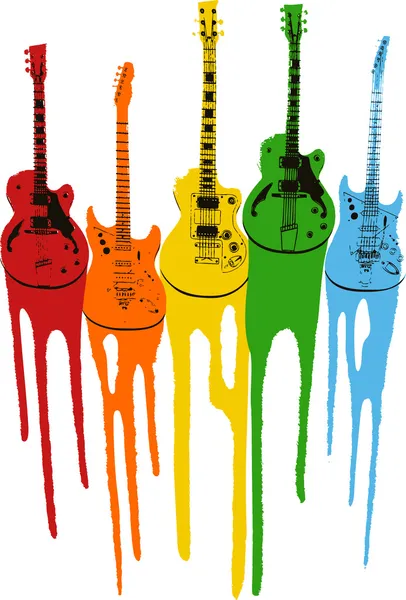 Гітара ілюстрація Ліцензійні Стокові Ілюстрації
