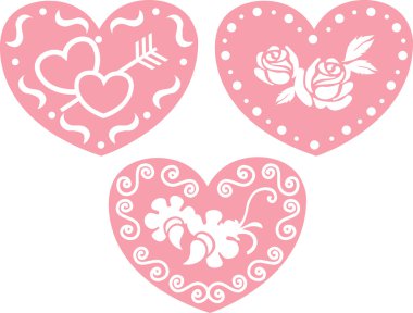 Lovely heart design clipart