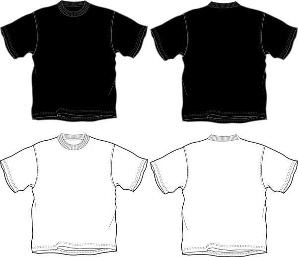 남성 t-셔츠 그림 — 스톡 벡터