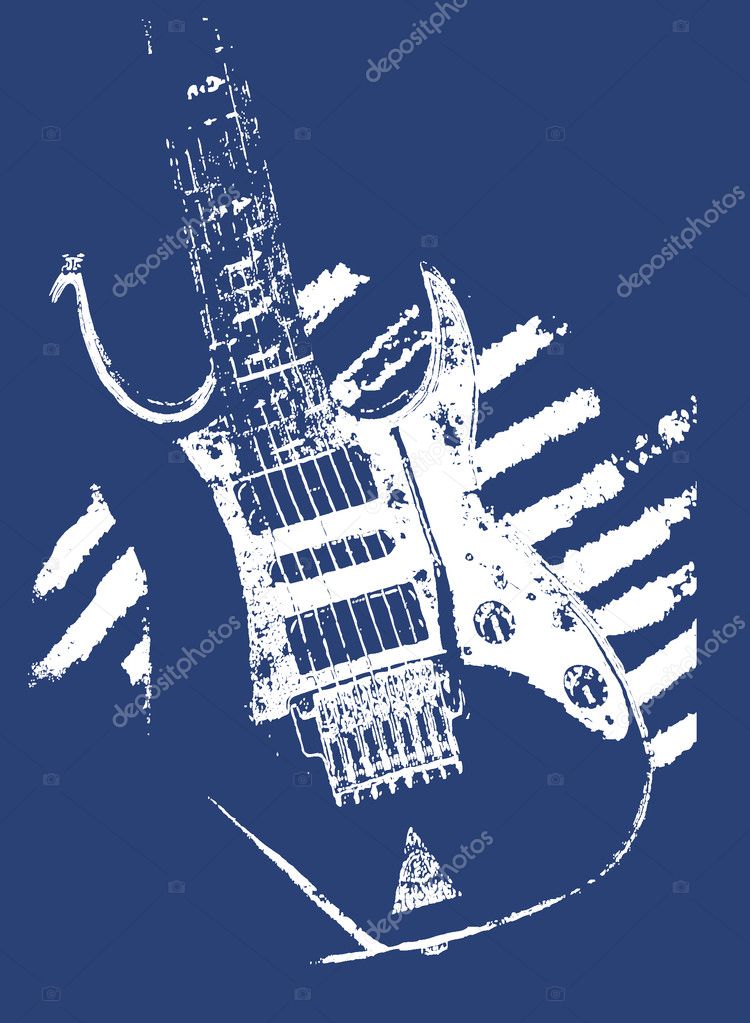 Music guitar illustration