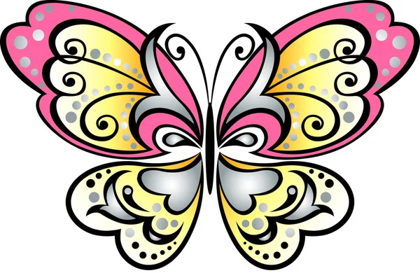 Butterfly illustration — Stock Vector