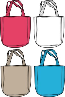 Fashion handbag illustration clipart