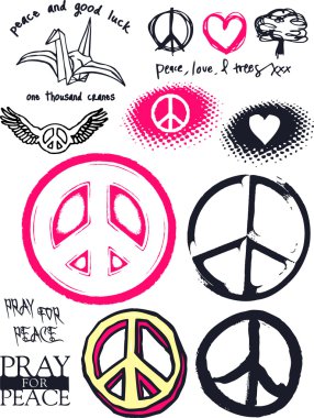 pembe barış logosu