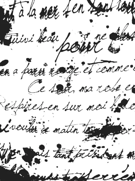 Textur der Handschrift — Stockvektor