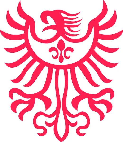 Illustration du symbole de l'aigle tribal — Image vectorielle