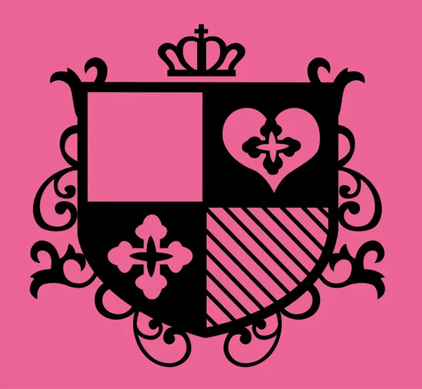 Diseño de escudo Royalty — Archivo Imágenes Vectoriales