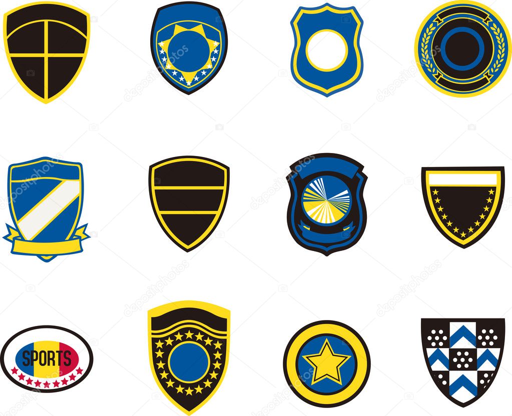 Heraldic emblem badge