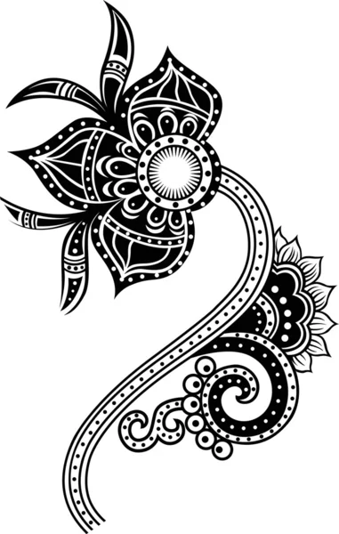 Paisley fleur — Image vectorielle