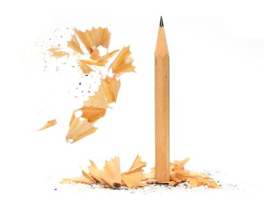 kalem ve odun talaşı