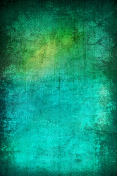 Grunge 抽象绿松石纹理背景 — 图库照片