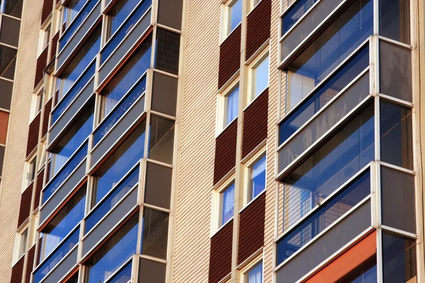 Balcons du bâtiment résidentiel Photos De Stock Libres De Droits