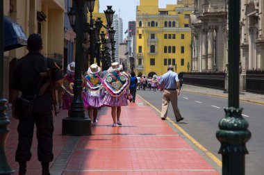 Carnival of the Lima, Peru clipart