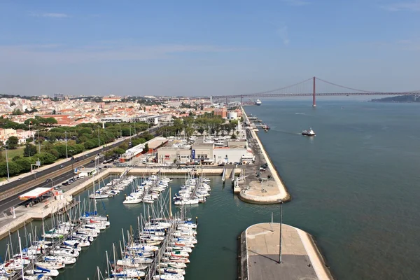 Lizbon Üstten Görünüm — Stok fotoğraf