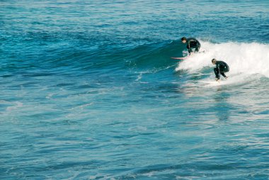 Surfing in Australia clipart