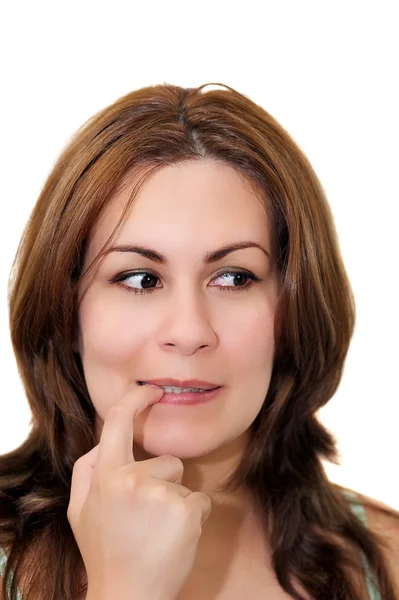 Confused woman — Stock Photo, Image