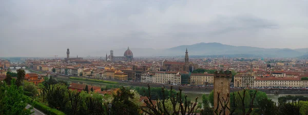 Florenz vom michelangelo platz — Stockfoto
