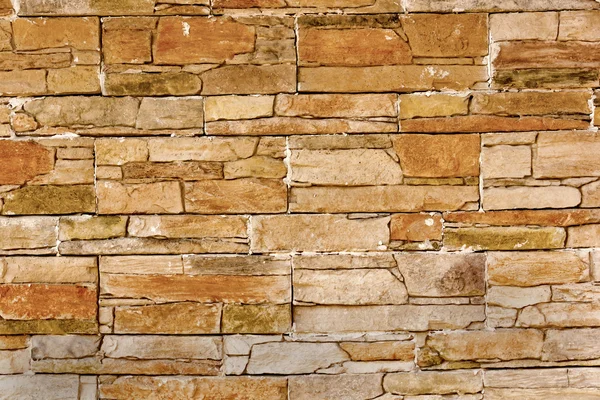 Brązowy kamienny mur — Zdjęcie stockowe
