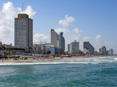 Tel Aviv cityscape clipart