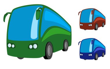 Tourist bus clipart