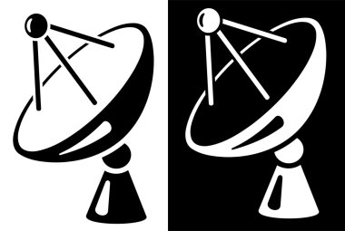 Satellite dish clipart