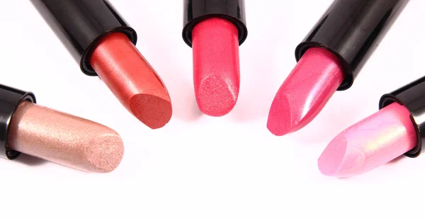 Lipsticks in a white background — Stock Photo, Image