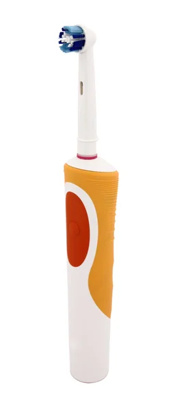 Geïsoleerde elektrische tandenborstel Stockfoto