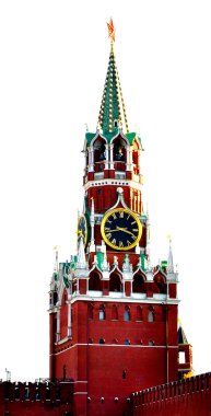 Moscow Kremlin. Spasskaya Tower clipart