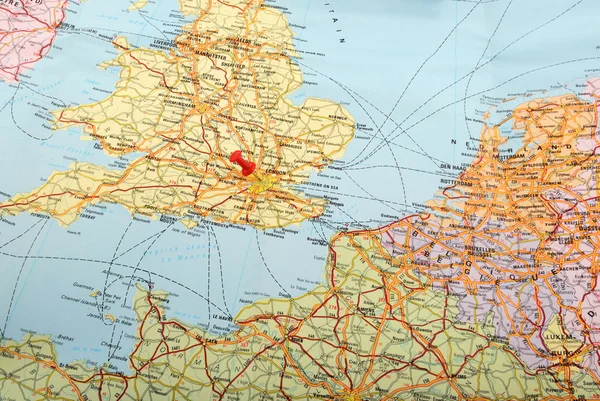 Reisplannen, Londen Engeland — Stockfoto