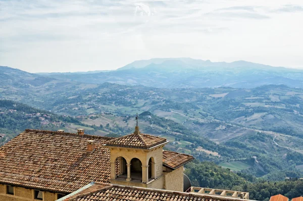 Vista aérea de San Marino — Foto de Stock