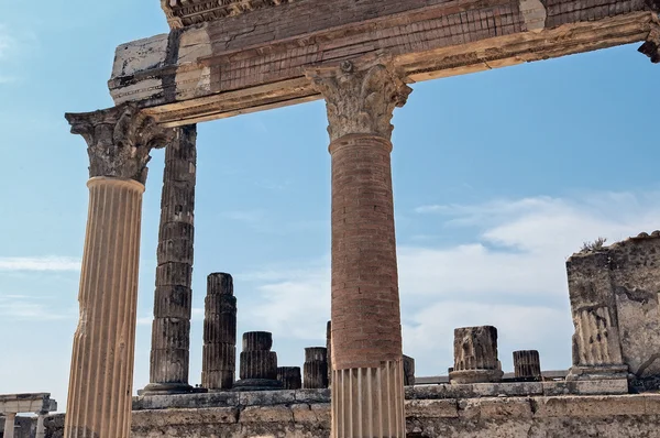 Temple of Apollo in Pompeii — Stock Photo, Image