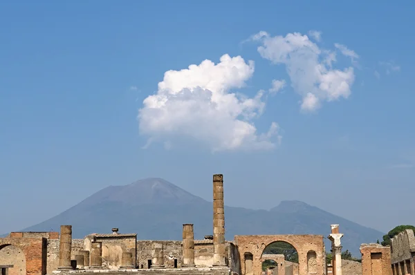 Tempel av jupiter i Pompeji — Stockfoto