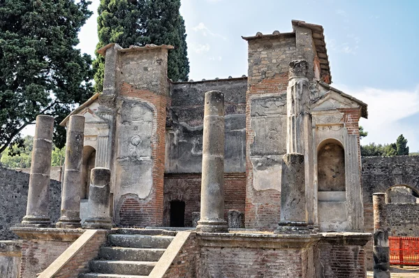 Templet ruinerna i Pompeji — Stockfoto