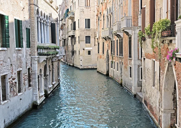 View of Typical Venetian Canal — Stock Photo, Image