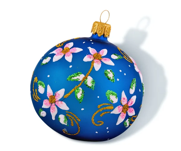 Christmas Blue Ball — Stock Photo, Image