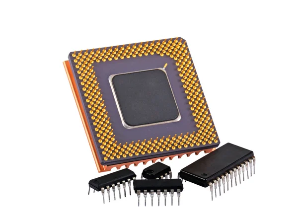 Evoluzione del microchip — Foto Stock