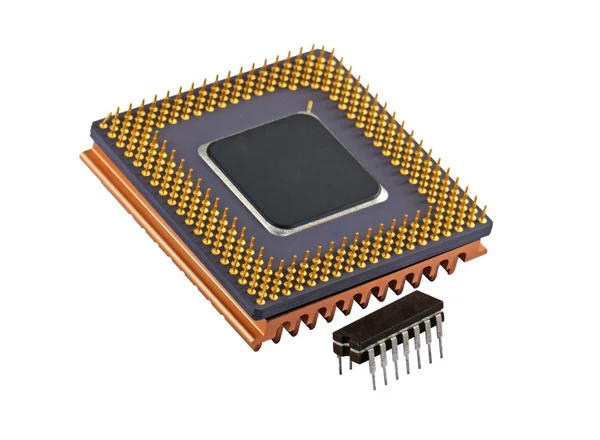 Microchip Evolution — Stock Photo, Image