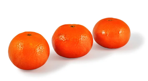 Three Tangerines — Stock Photo, Image