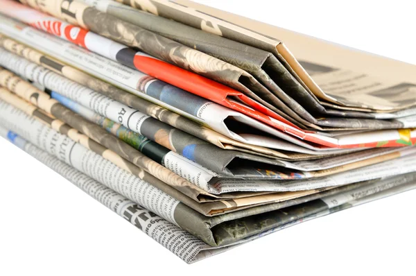 Pila di giornali — Foto Stock