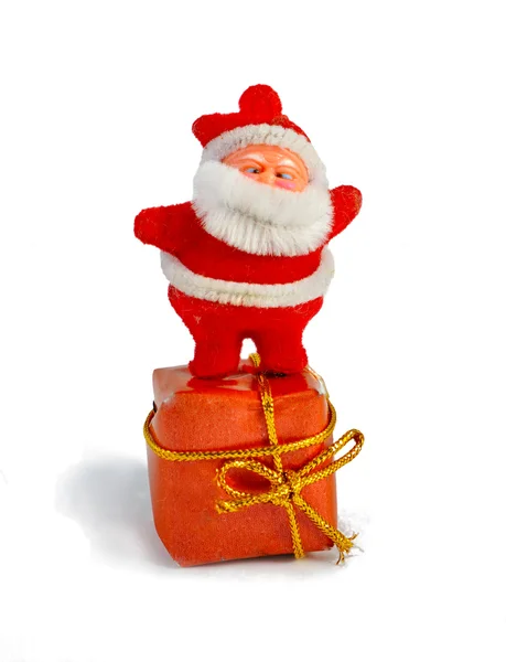 Speelgoed van christmas santa — Stockfoto
