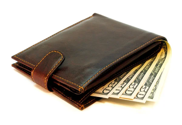 Wallet with dollars — Stock Photo, Image