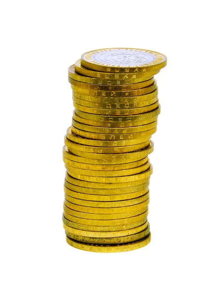 Stapel von Münzen — Stockfoto