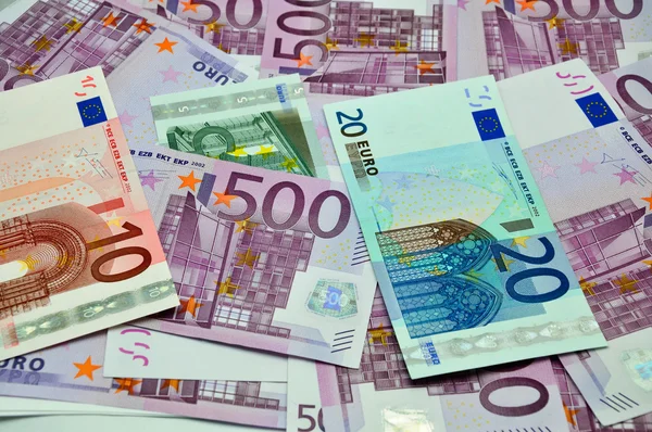 Europeiska unionens valuta — Stockfoto
