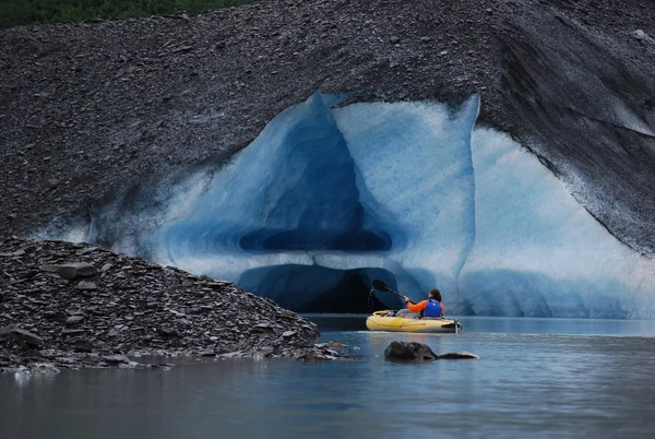 stock image Kayaking Valdez Glacier