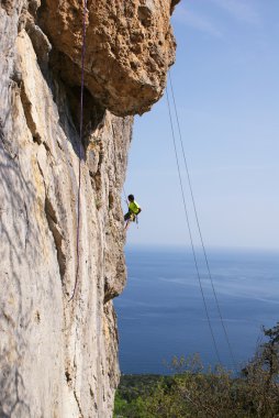 adam tırmanıcı kaya