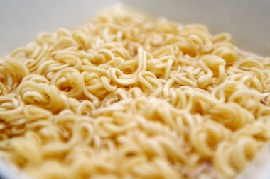 Instant noodles cooking clipart