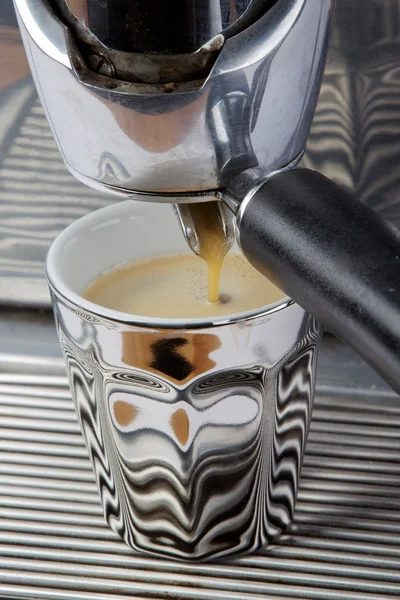 Krom vintage espresso makinesi