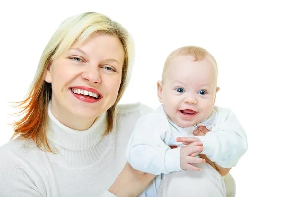 Portrait of mother and her son — Stock Photo, Image