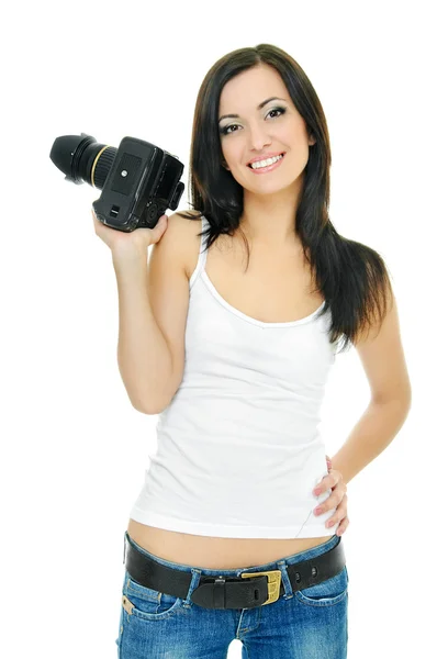 Sexy photographer — Stock Photo, Image