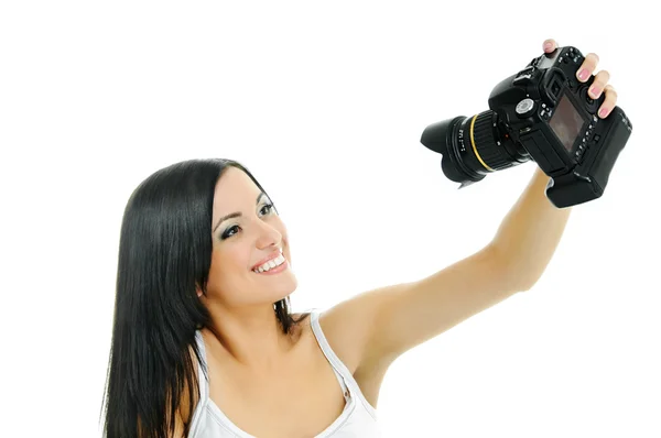 Sexy photographer — Stock Photo, Image